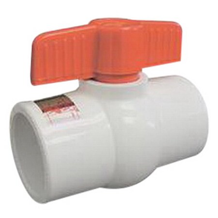 Superjock 05 in Socket MoldedinPlace Ball Valve PVC EPDM White SU197921